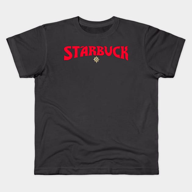 Starbuck - Savior of the Universe! Kids T-Shirt by RetroZest